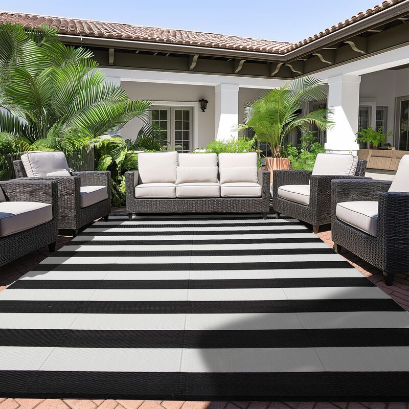Alfombra De Exterior Stricklandhome Reversible ... image number null