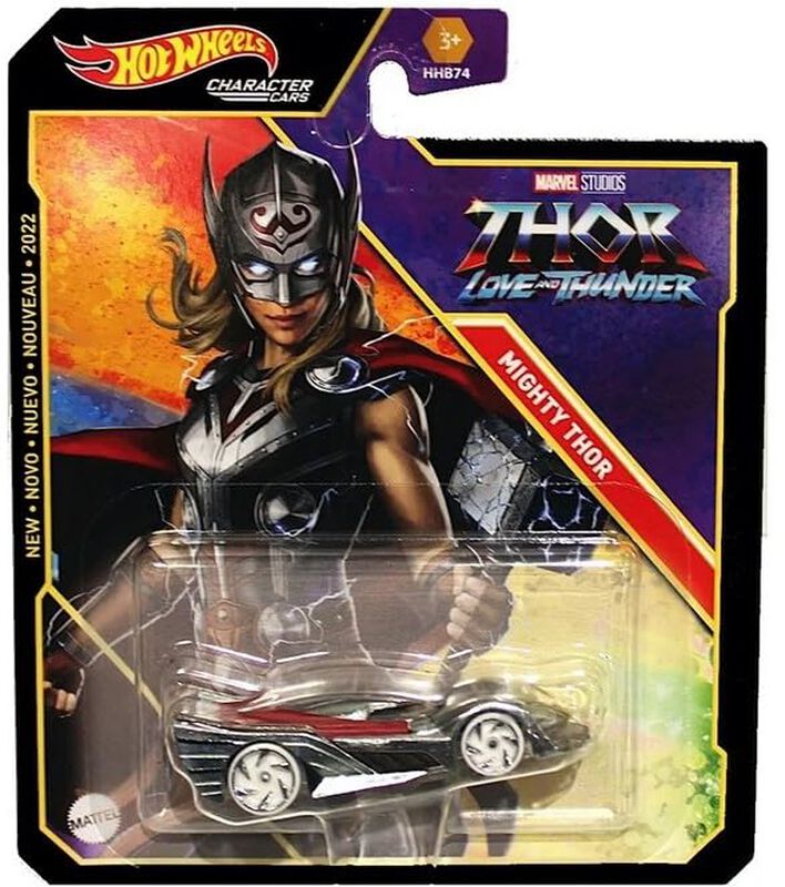 Toy Hot Wheels Marvel Character Cars, Paquete D... image number null