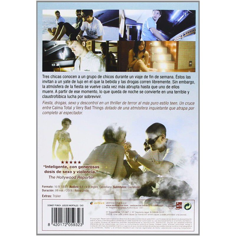Donkey Punch: Juegos Mortales [dvd] (1981,1984,... image number null