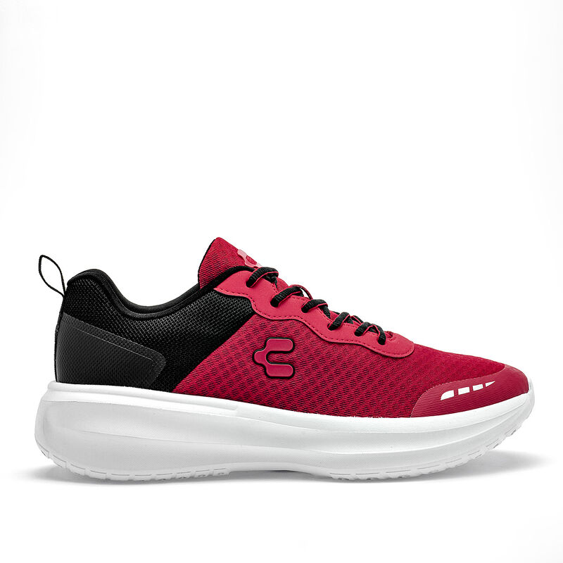 Charly Tenis deportivo para hombre rojo negro image number null