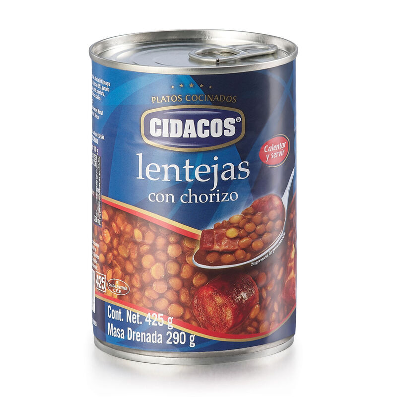 Lentejas Cidacos Con Chorizo 425 grs image number null