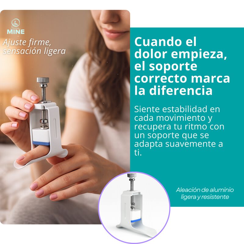 Ortesis Ajustable para Dedo con Tornillo y Reso... image number null