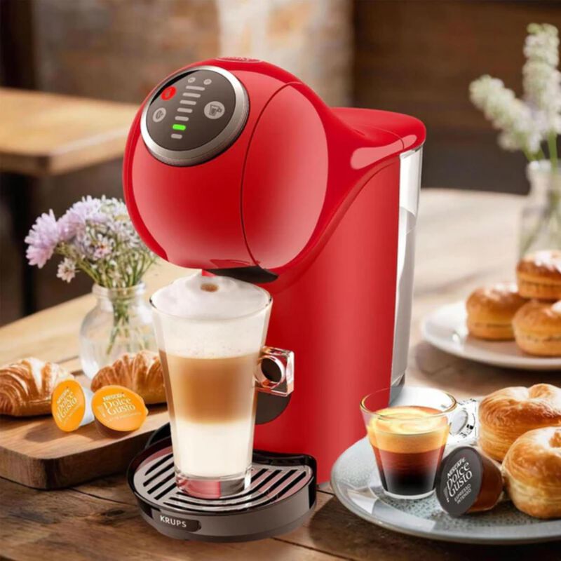Cafetera De C&aacute;psulas Krups Dolce Gusto Roja Kp3... image number null