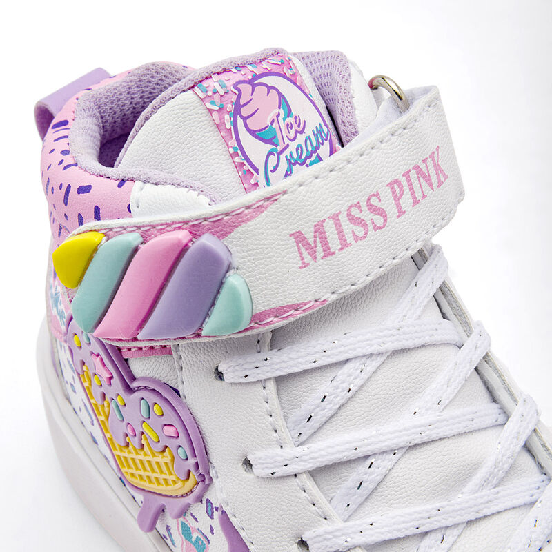 Miss Pink Tenis Para Ni&ntilde;a Blanco Multicolor Cod... image number null