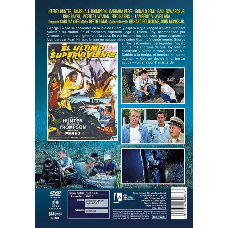El &Uacute;ltimo Superviviente [dvd] (1962) No Man Is ... image number null