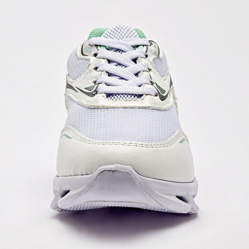 Lady One tenis para ni&ntilde;a blanco verde cod 14048... image number null