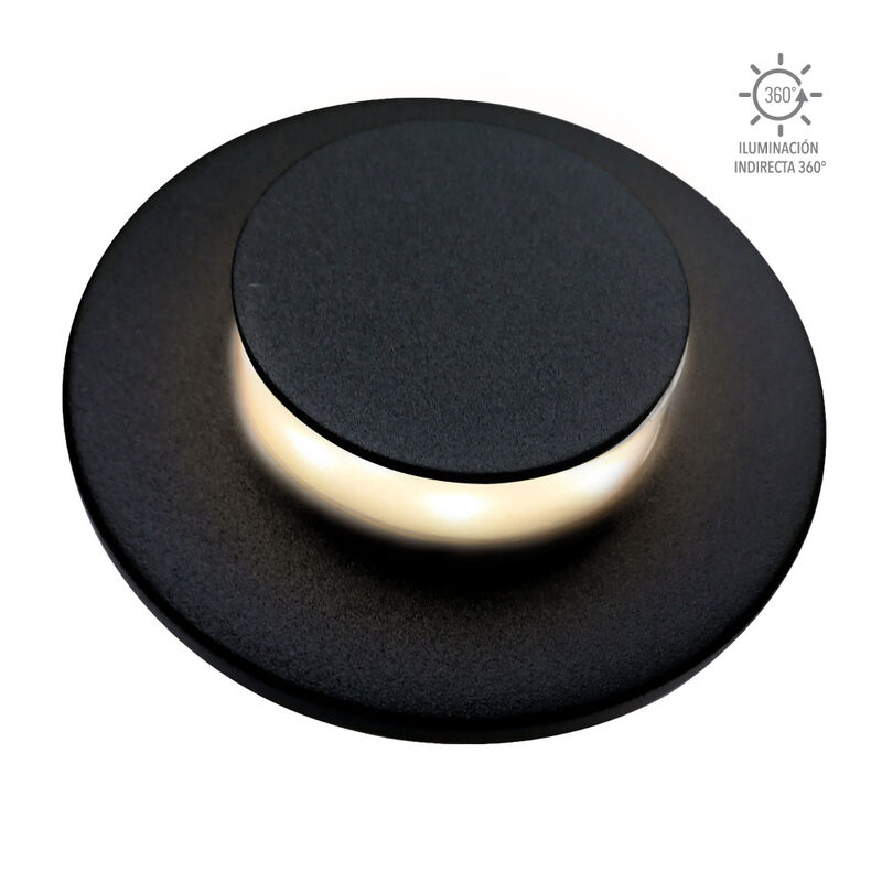 Lampara Esferis - Empotrado En Muro, Color Negr... image number null