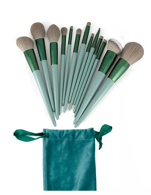 Green Brush Kit de Brochas para Maquillaje image number null