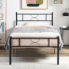 Cama Individual Metal Sane Color Negro