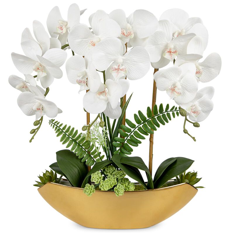 Flores De Seda Artificiales Orqu&iacute;dea Briful 45 ... image number null