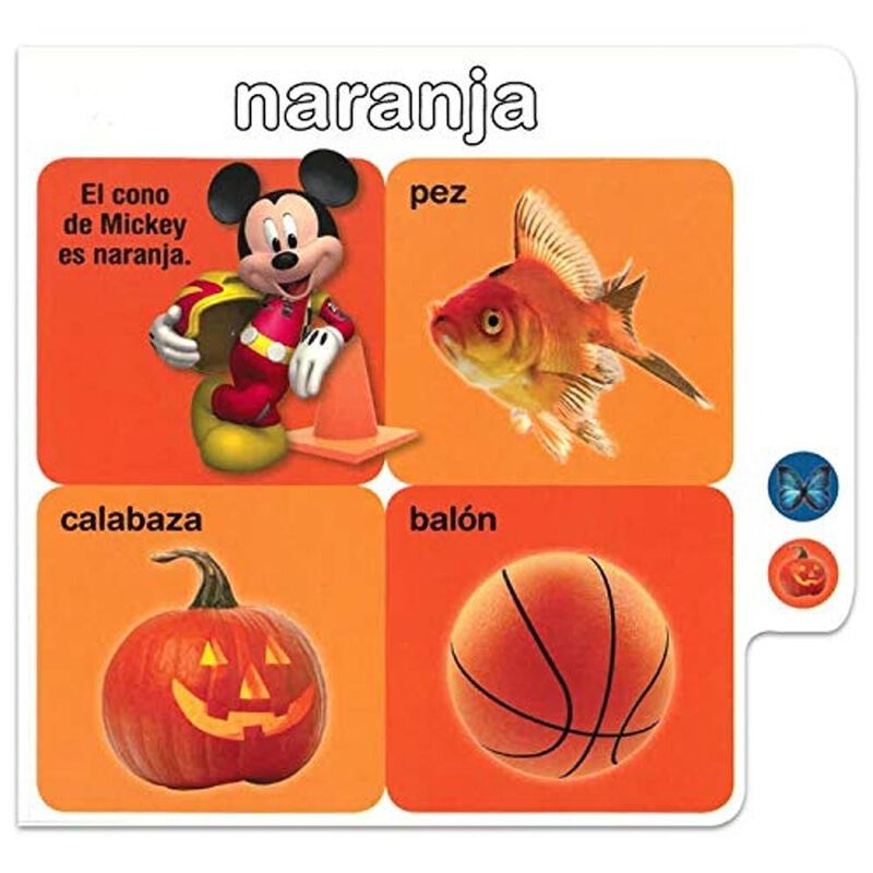 Colores. Mi Primer Libro. Mickey Sobre Ruedas, ... image number null