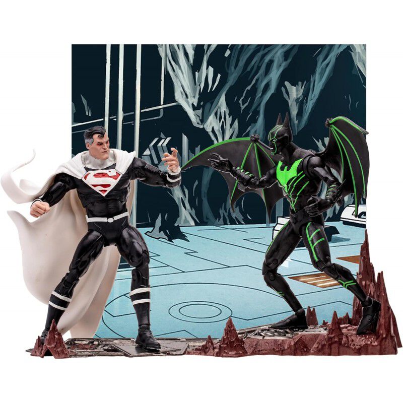 Figuras Batman Beyond Vs Justice Lord Superman ... image number null