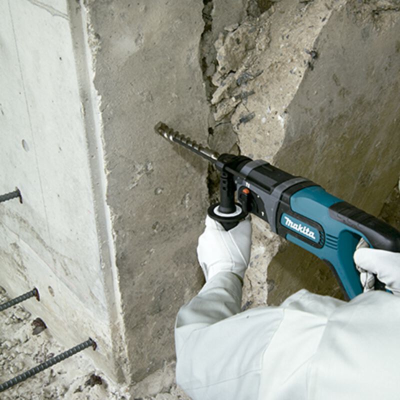 Kit Rotomartillo Cincelador Makita HR2475 780W ... image number null