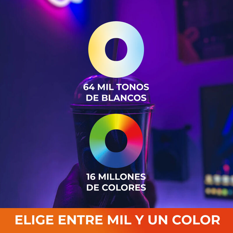 Foco LED Alta Potencia WiFi RGB E27 Alexa Googl... image number null