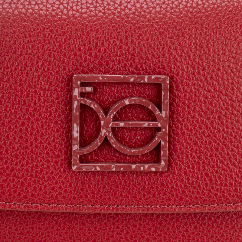 Lady Bag Chica Con Mascada Color Rojo image number null