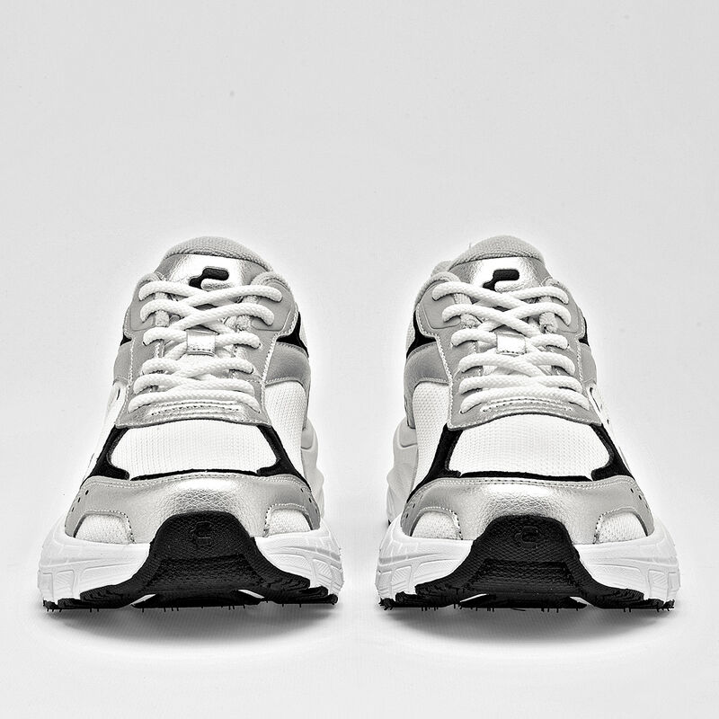 Charly tenis  para hombre blanco plata negro co... image number null