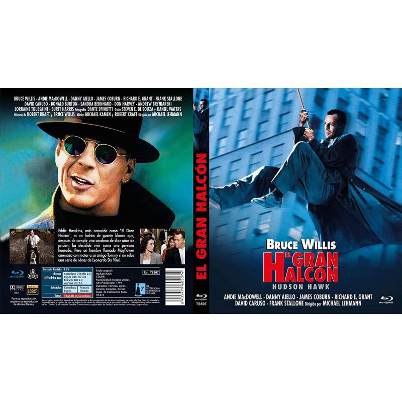 El Gran Halc&oacute;n [blu-ray] (1991) Hudson Hawk image number null