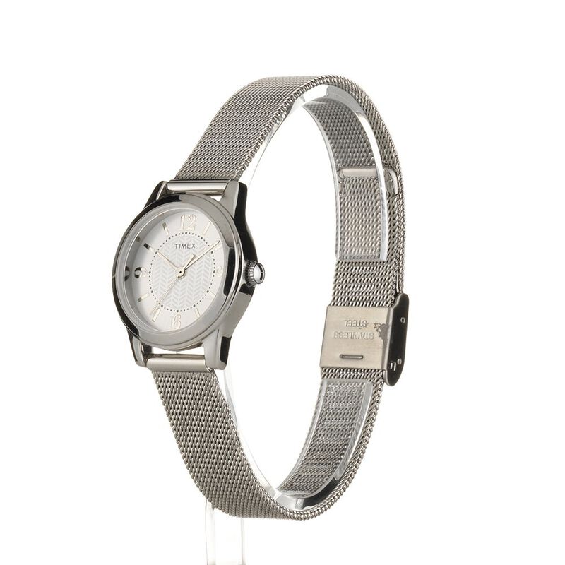 Pulsera De Malla Plateada Watch Timex Casey Dre... image number null