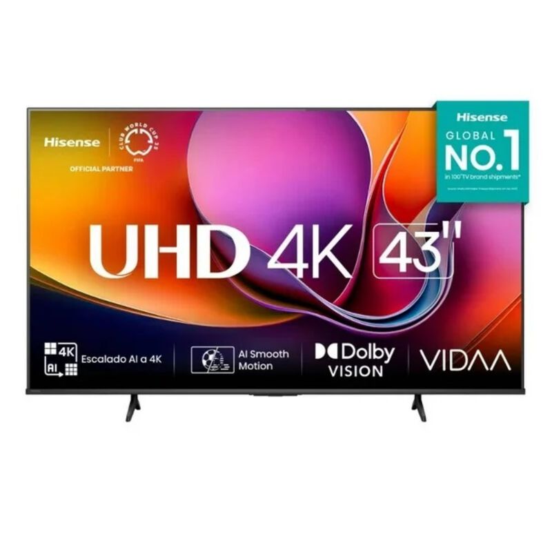 Pantalla Hisense 43a65nv 4k Vidaa 43'' Alb image number null