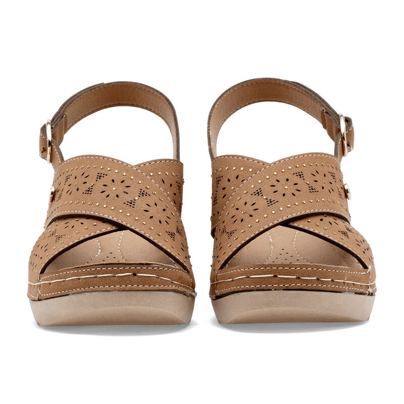 Mora Tierra Sandalia Camel Para Mujer 147652ce image number null