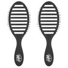 Cepillo De Pelo H&uacute;medo Speed Dry Negro Con Dise&ntilde;o Ventilado