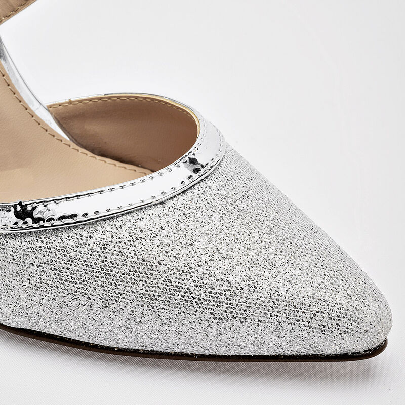 Moramora zapatilla para mujer plata cod 140731-... image number null