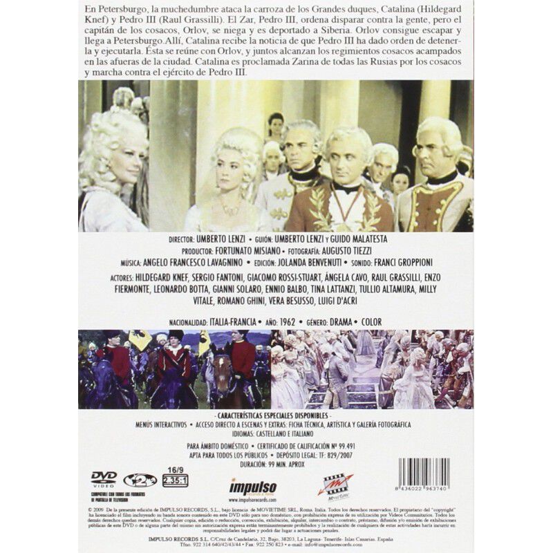 Catalina De Rusia [internacional] [dvd] image number null