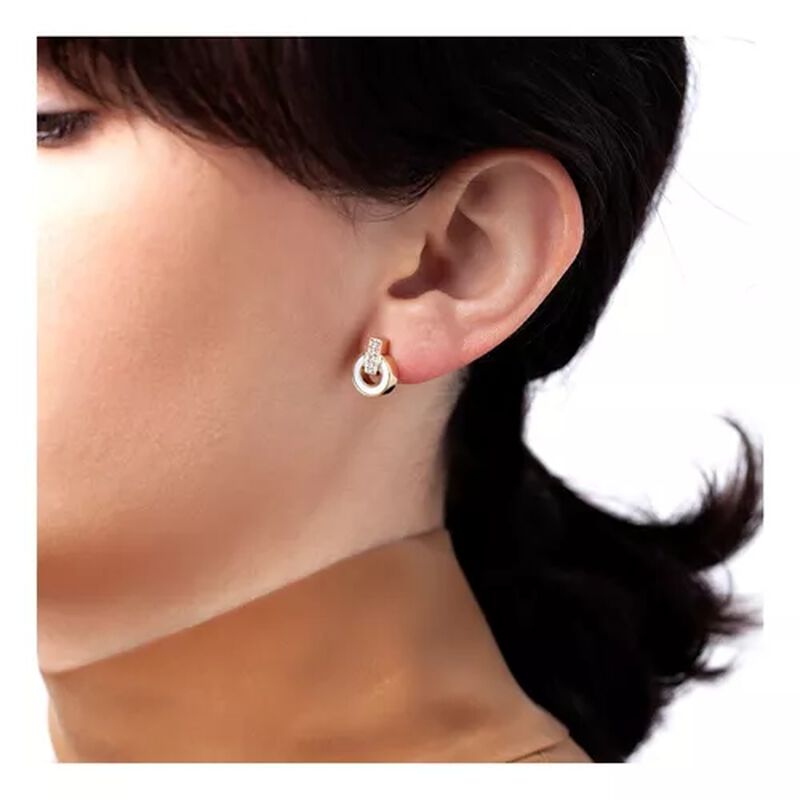 ARETES NEREIDA COLOR BLANCO CON ZIRCONIAS image number null