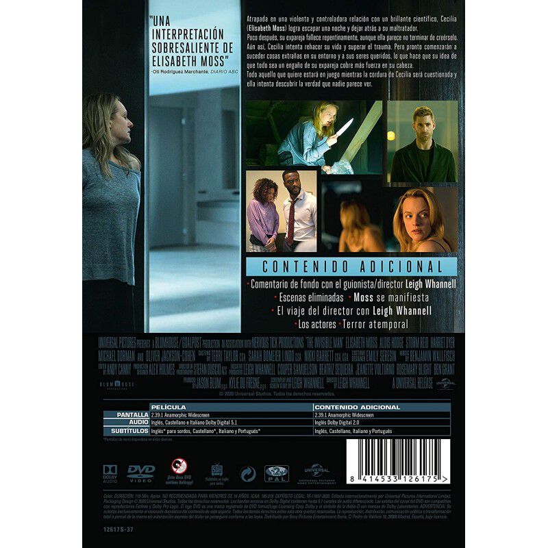 El Hombre Invisible [dvd] image number null