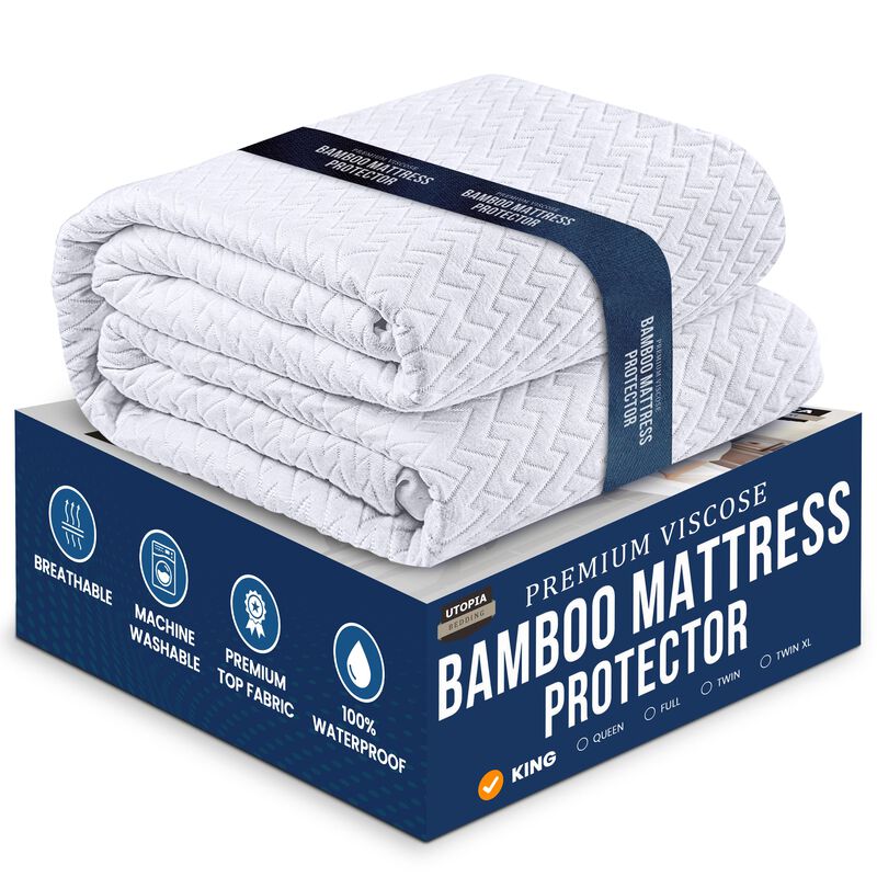 Protector De Colch&oacute;n Impermeable Utopia Bedding... image number null