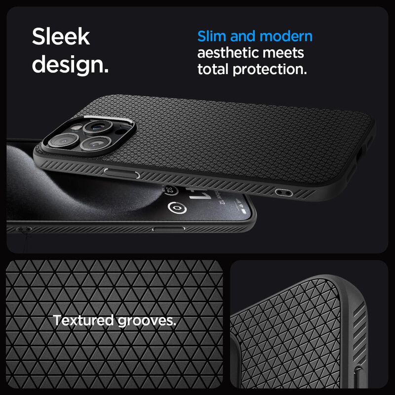 Funda Spigen Liquid Air Para Iphone 15 Pro Max ... image number null