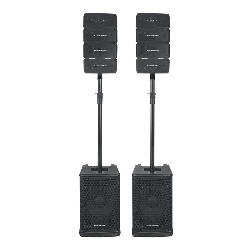 Sistema de audio lineal doble 12" 1780w Audioba... image number null