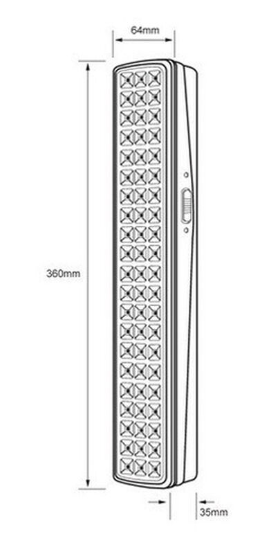 Lampara Emergencia Recargable 1w, Luz De Día Te... image number null