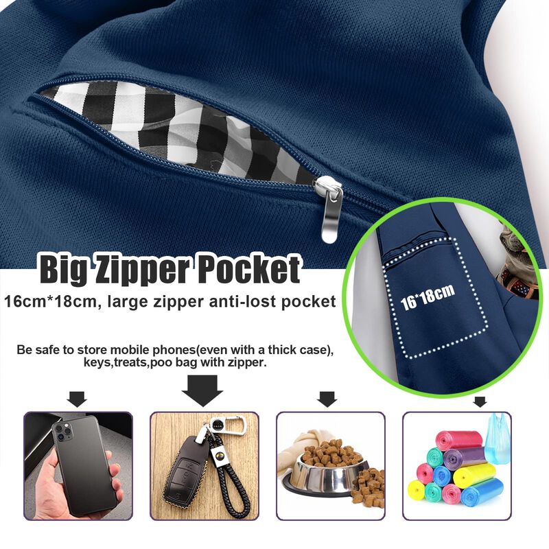 Porta-perro Tipo Bandolera Tomkas 1,4‑4,5 kg Az... image number null