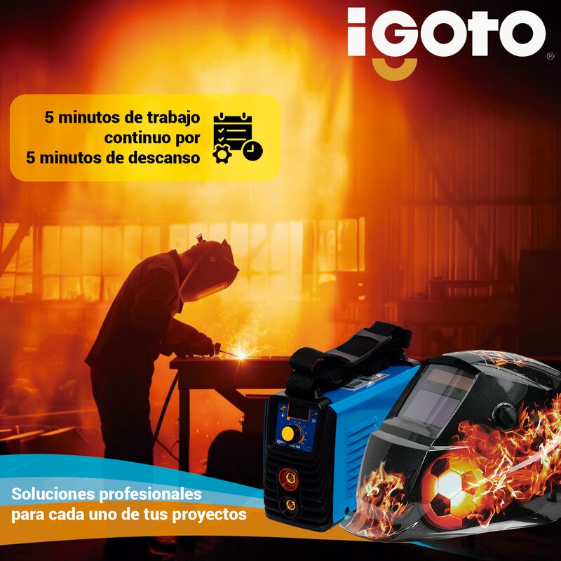 Soldadora/Inversora Microalamb 130a MINI-130 + ... image number null