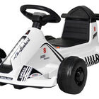 Go Kart El&eacute;ctrico 12v F1 Ni&ntilde;o M&uacute;sica Mp3 Usb Luz Blanco Little Monkey