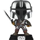 Figura De Acci&oacute;n Pop Funko Star Wars Mandalorian Con Darksaber