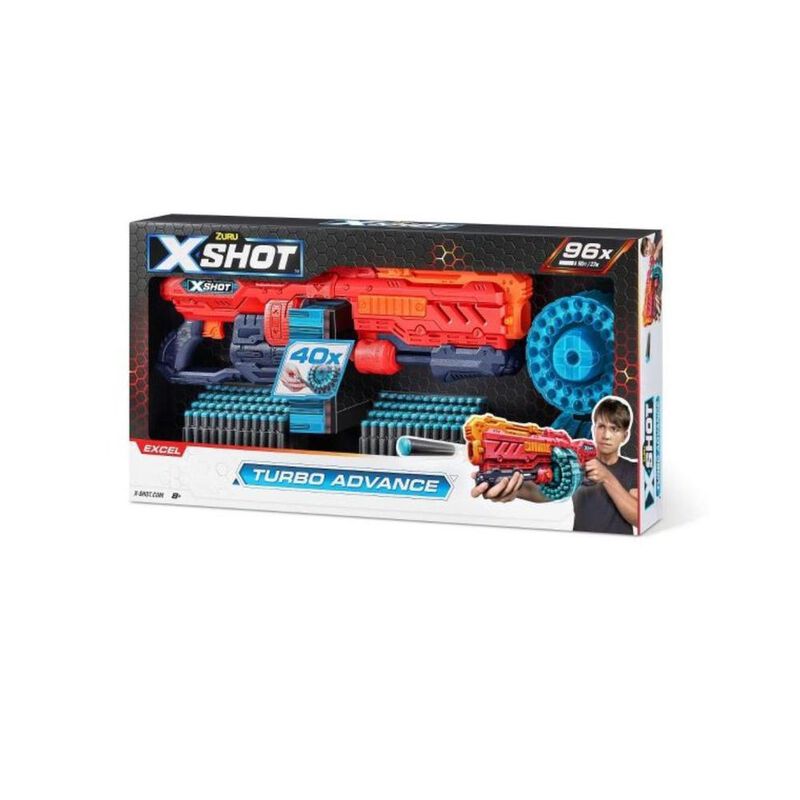 ZURU X-SHOT Pistola de Juguete Excel Turbo Adva... image number null
