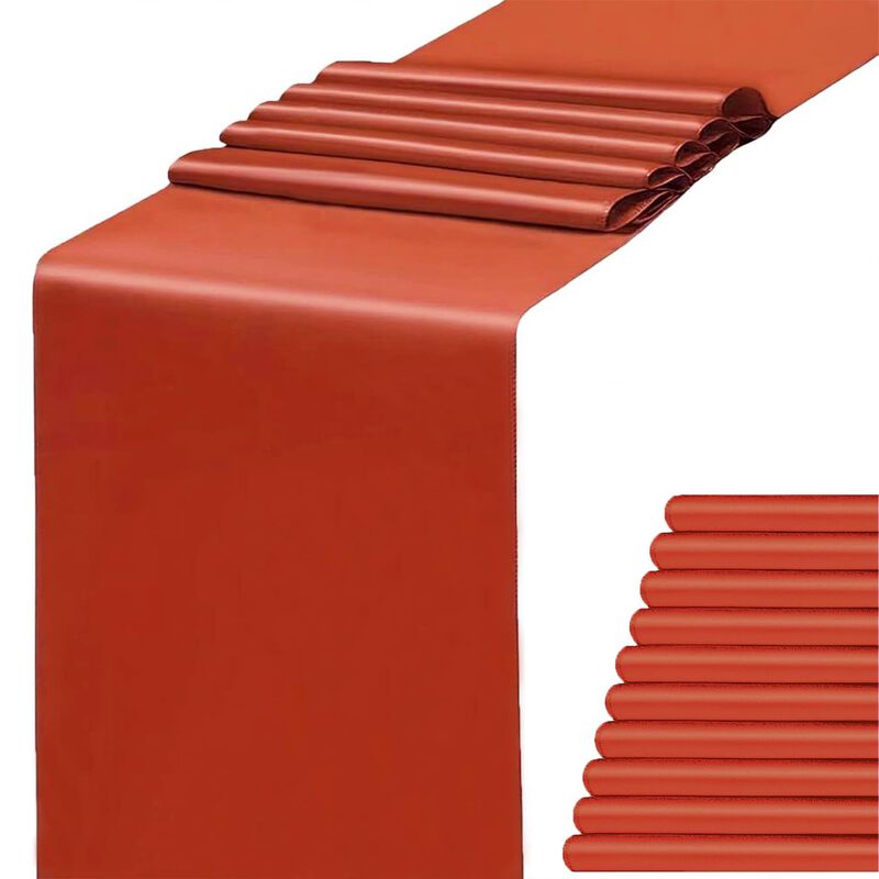 Tapete De Mesa Wensinl, 30 X 274 Cm, Terracota ... image number null