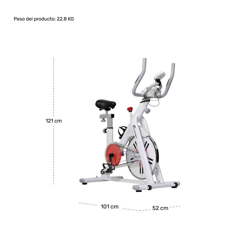 Bicicleta Fija Spinning Estática 8kg Ejercicio ... image number null