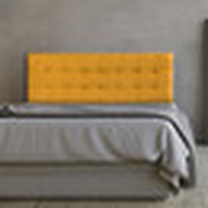 Cabecera King Size Dicasa Catania Mostaza image number null