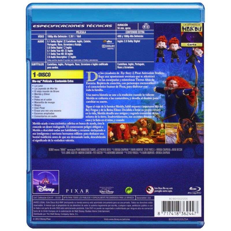 Brave [blu-ray] image number null