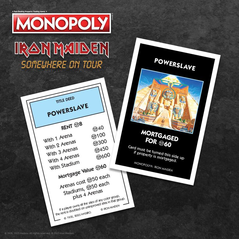 Juego De Mesa Usaopoly Monopoly Iron Maiden Con... image number null