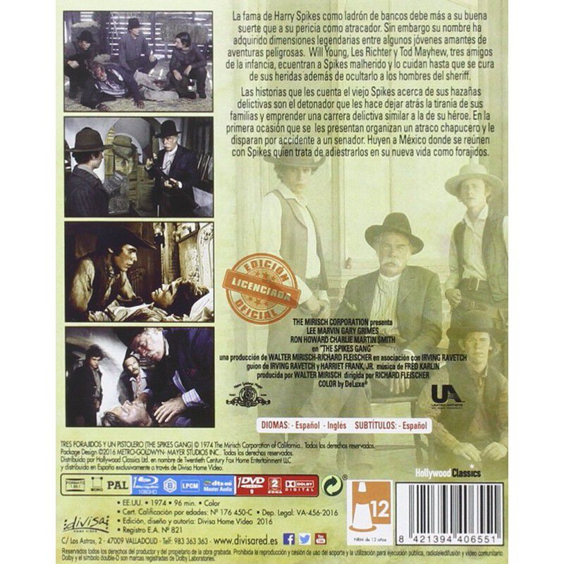 Tres forajidos y un pistolero [Combo DVD + Blu-... image number null