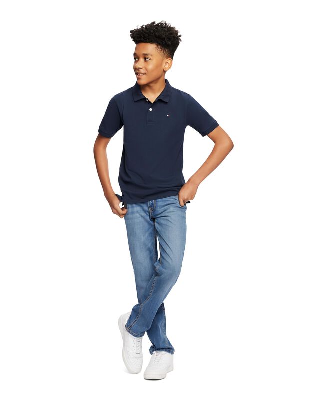 Polo Tommy Hilfiger Para Ni&ntilde;os De Manga Corta I... image number null