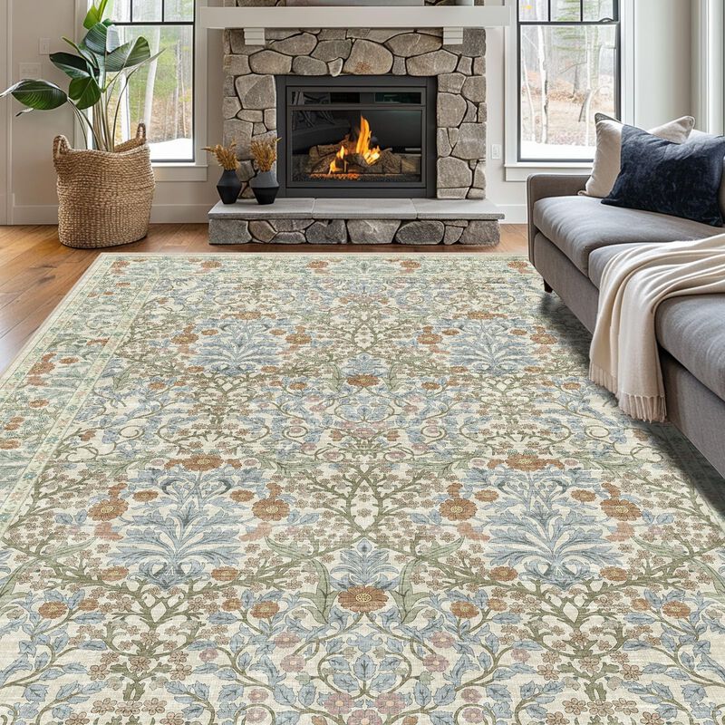 Alfombra Shinefly 274 cm X 305 cm Lavable Boho ... image number null
