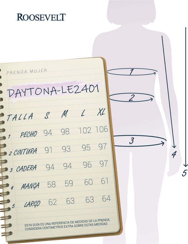 Chamarra Mujer Biker Con Protecci&oacute;n Espalda Y C... image number null