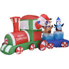 Inflable Navidad Tren Navide&ntilde;o 2.2m Exterior Luz Led