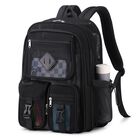 Mochila Moonbaby De Malla Para Escuela Heavy Duty, Color Negro