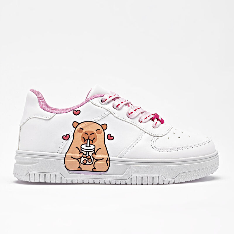 Moramora tenis para ni&ntilde;a blanco cod 141326-D image number null